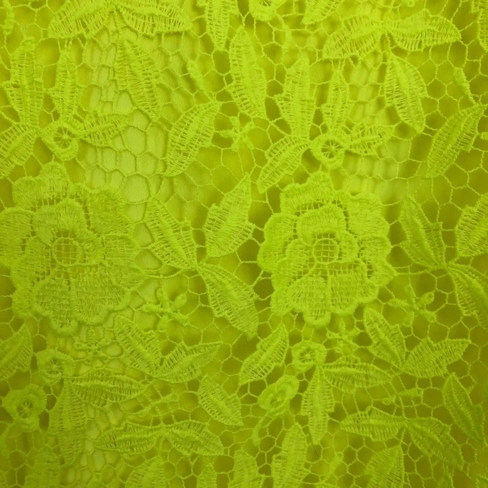 J. Crew Collection Neon Lace Sheath Dress
